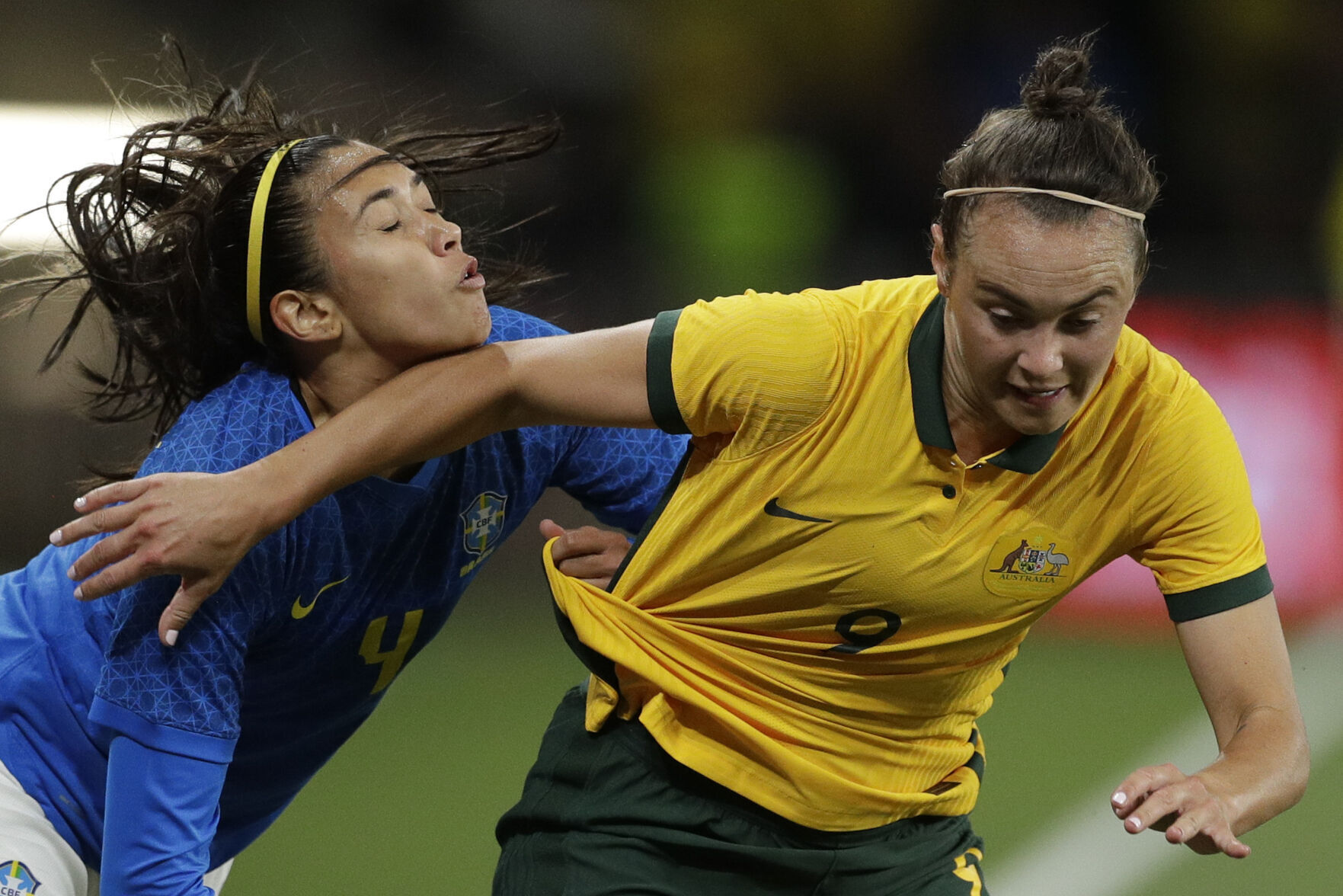 APTOPIX Australia Brazil Soccer